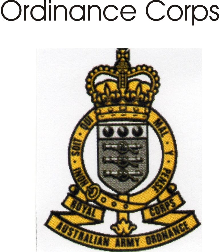 Ordanance corps stickers