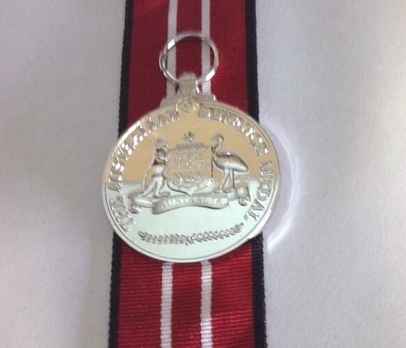 Australian Defence Medal Replica court mounted ready to wear