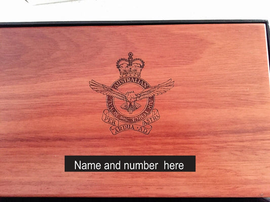 Australian engraved Medal Boxes to keep your medals safe Limited time