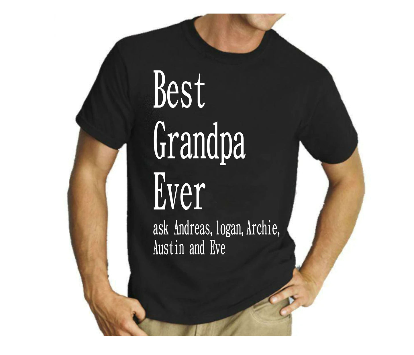 Personalise Father day shirt