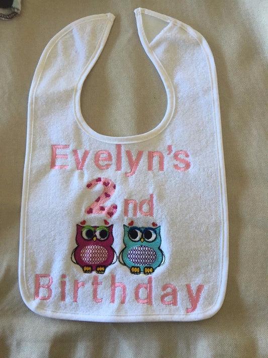 Personalised Birthday  Bibs