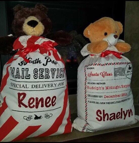 Santa sacks Personalised with  names