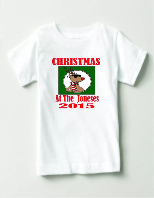 Personalise christmas t/shirts with your name