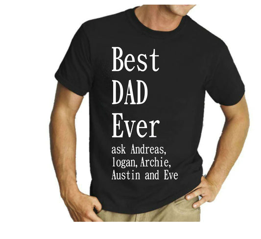 Personalise Father day shirt
